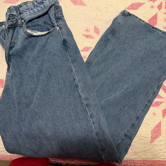 Men's Relaxed Fit Blue Jeans 28X30 - Picture 3 of 7